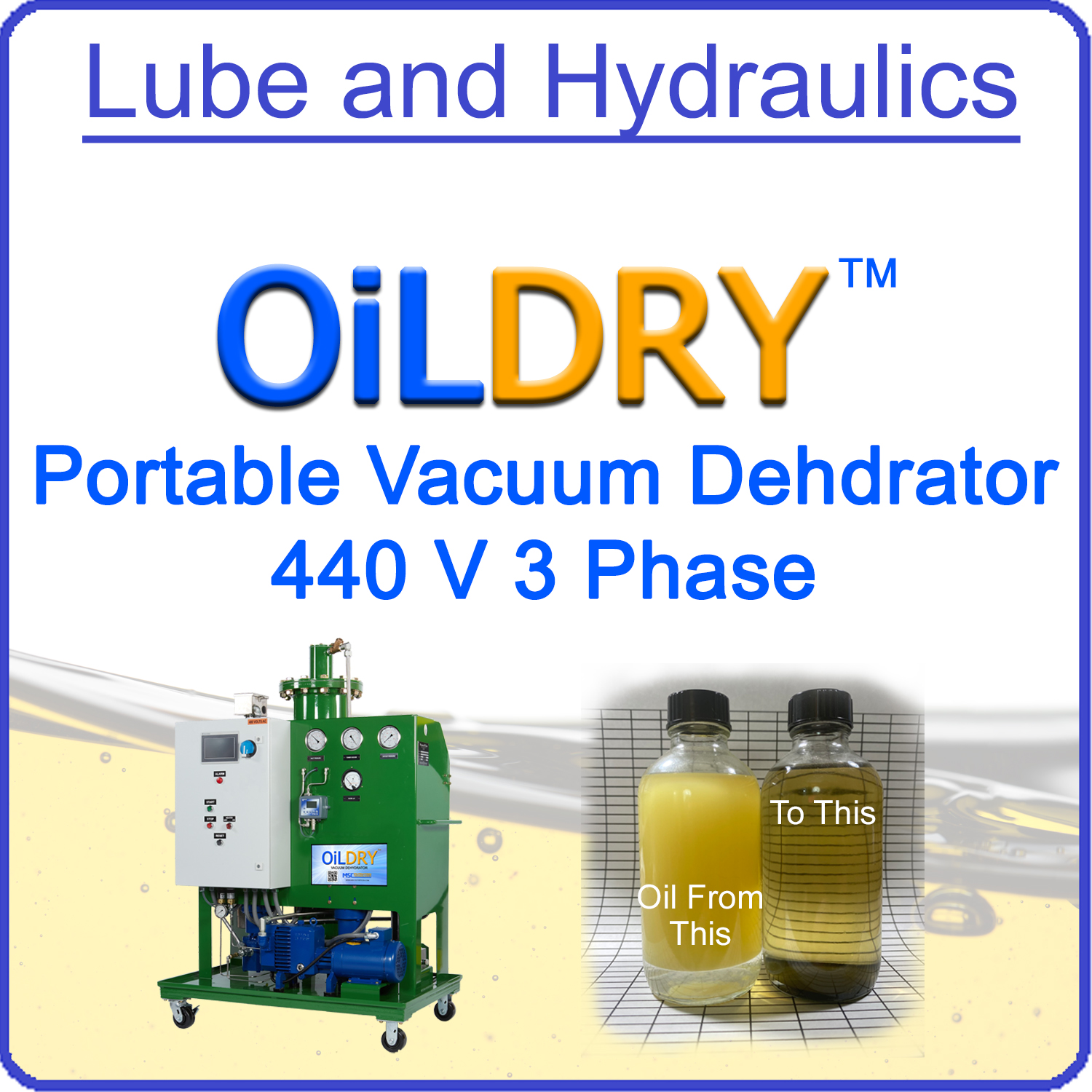 Vacuum Oil Dehydrators